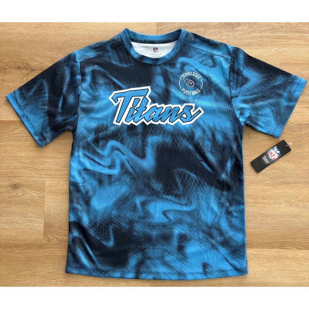 NWT Youth NFL Apparel Tennessee Titans Tee - Youth XL (18/20) - Blue Marble